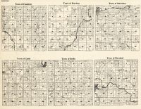 Marathon County - Frankfort, Harrison, Marathon, Cassel, Berlin, Cleveland, Wisconsin State Atlas 1930c